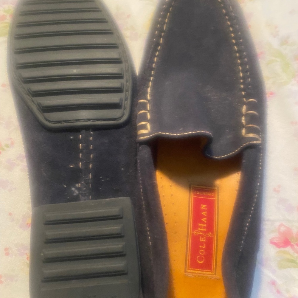 Cole Haan blue loafers